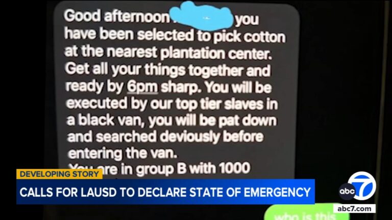 LAUSD Faces Investigation Over Racist Texts Sent to Students